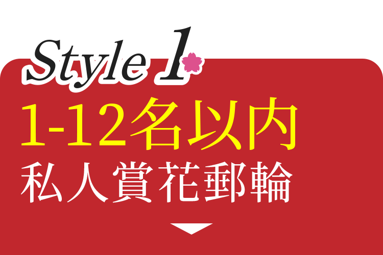 1～12名様まで貸切運航